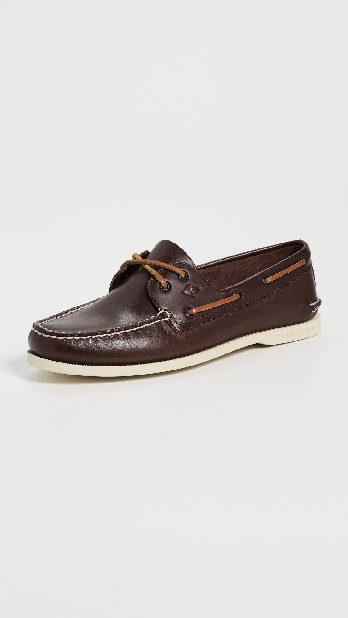 Authentic Original 2 Eye Leather Boat Shoes Brown