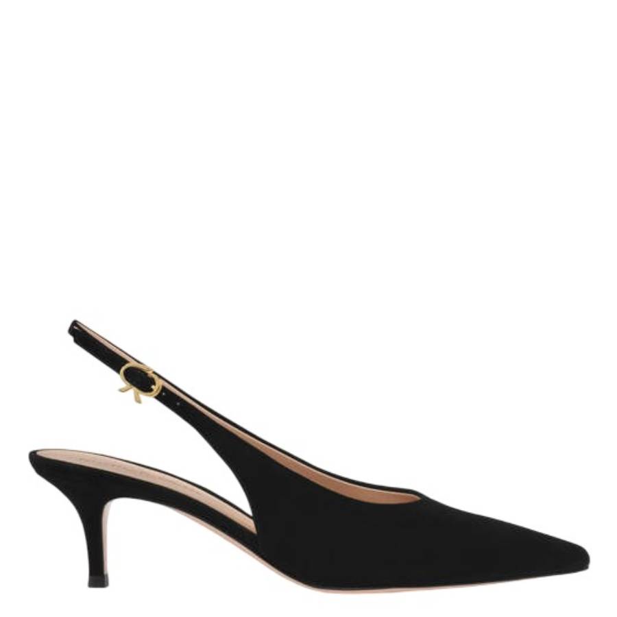 Robbie Sling 55 Suede Slingback Pumps