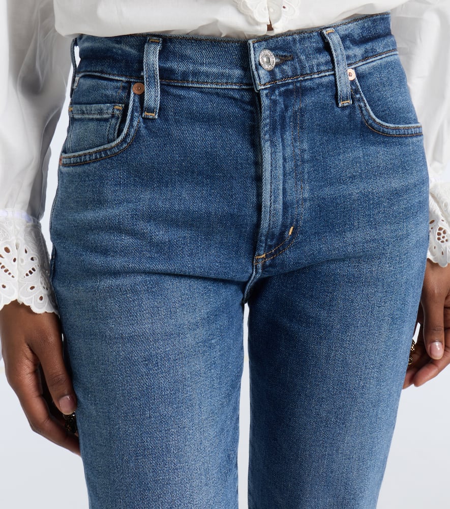 Lilah 325 high-rise flared jeans
