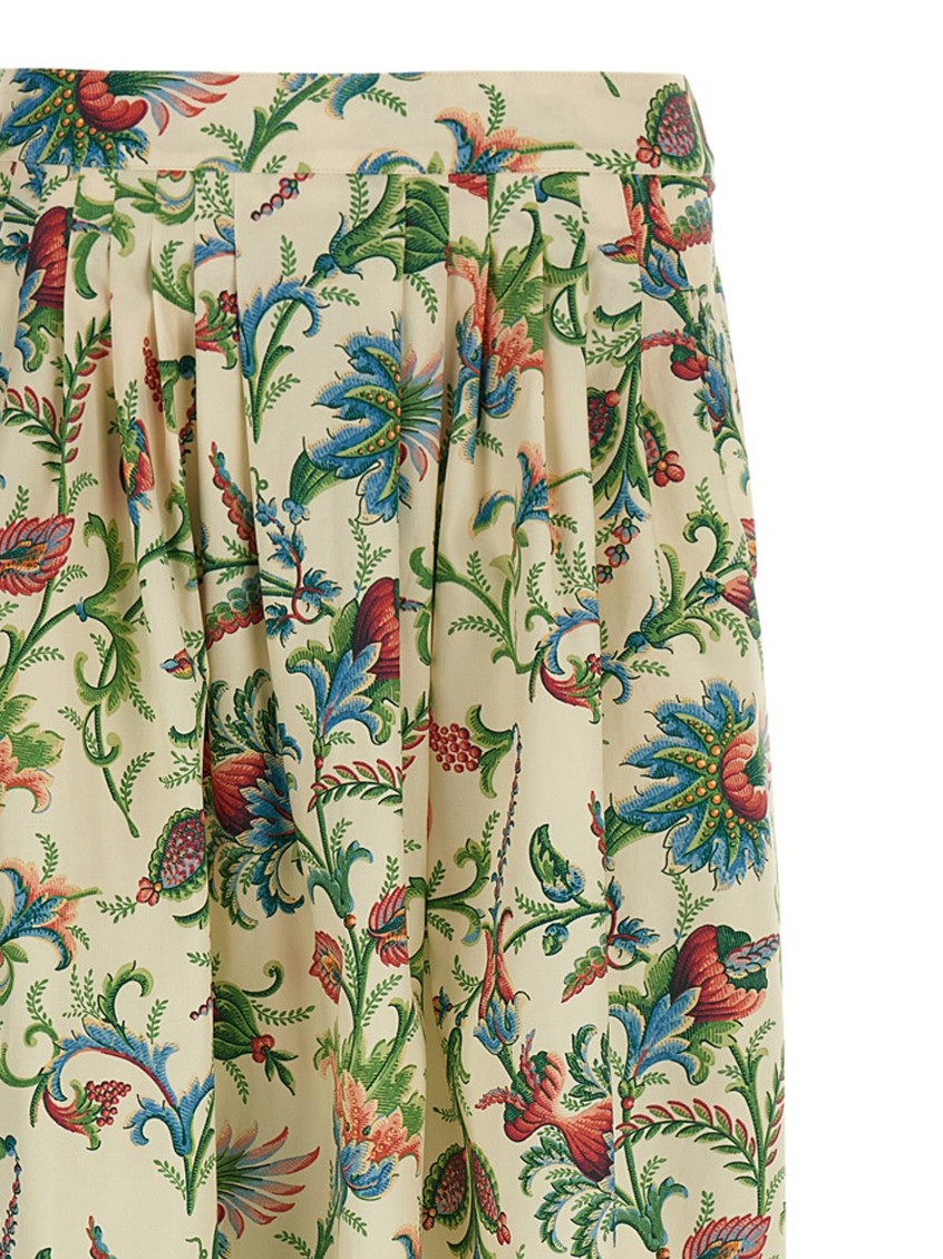 Floral Pattern Skirt