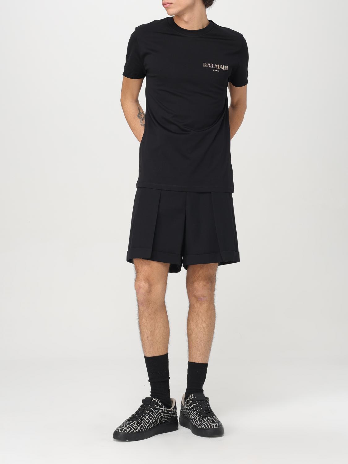 Wool bermuda shorts - Black