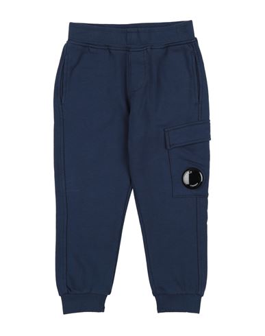 C. p. Company Undersixteen Kid Boy Pants Navy Size 10 Cotton, Elastane