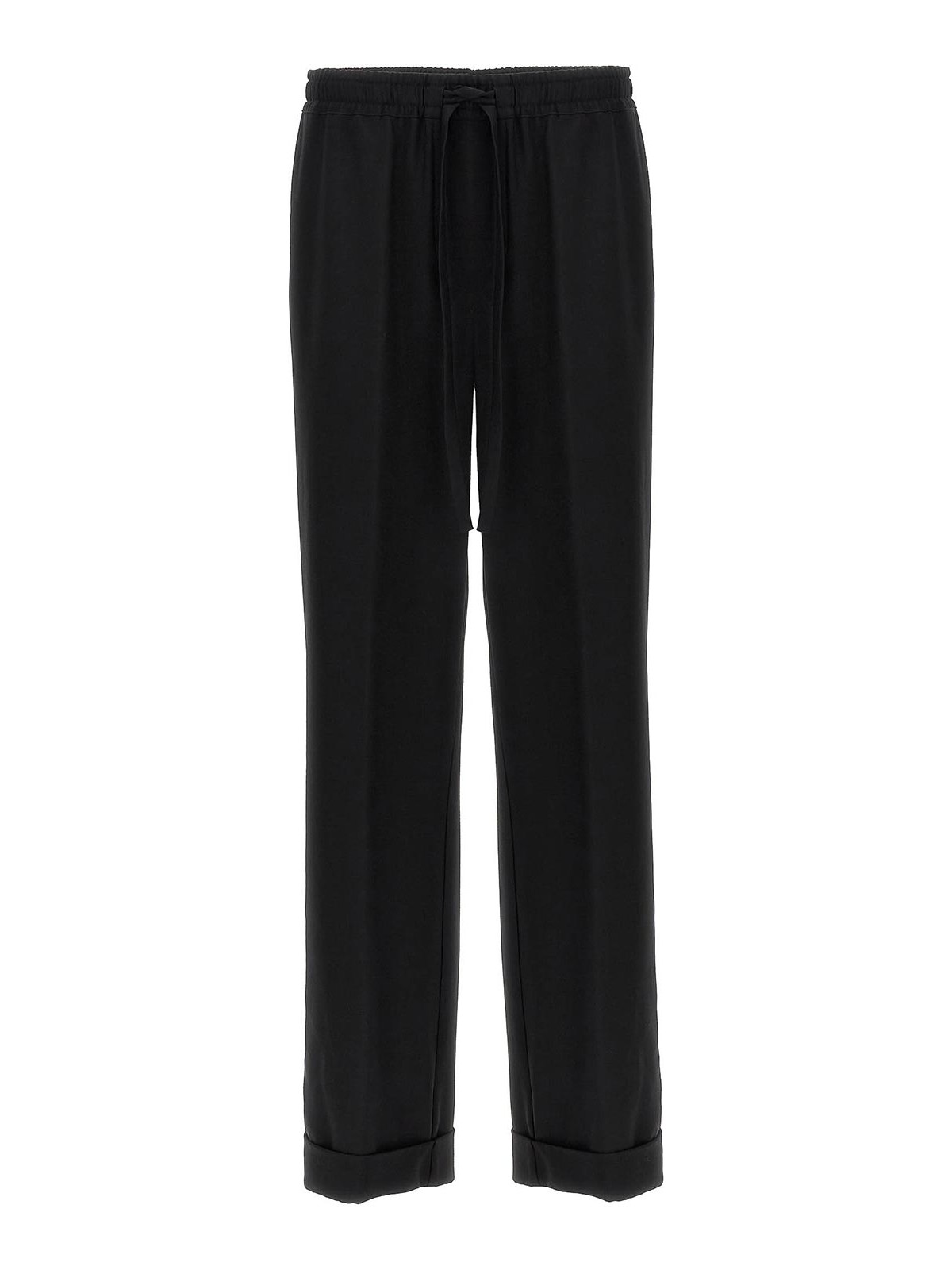 Contrast Piping Pants