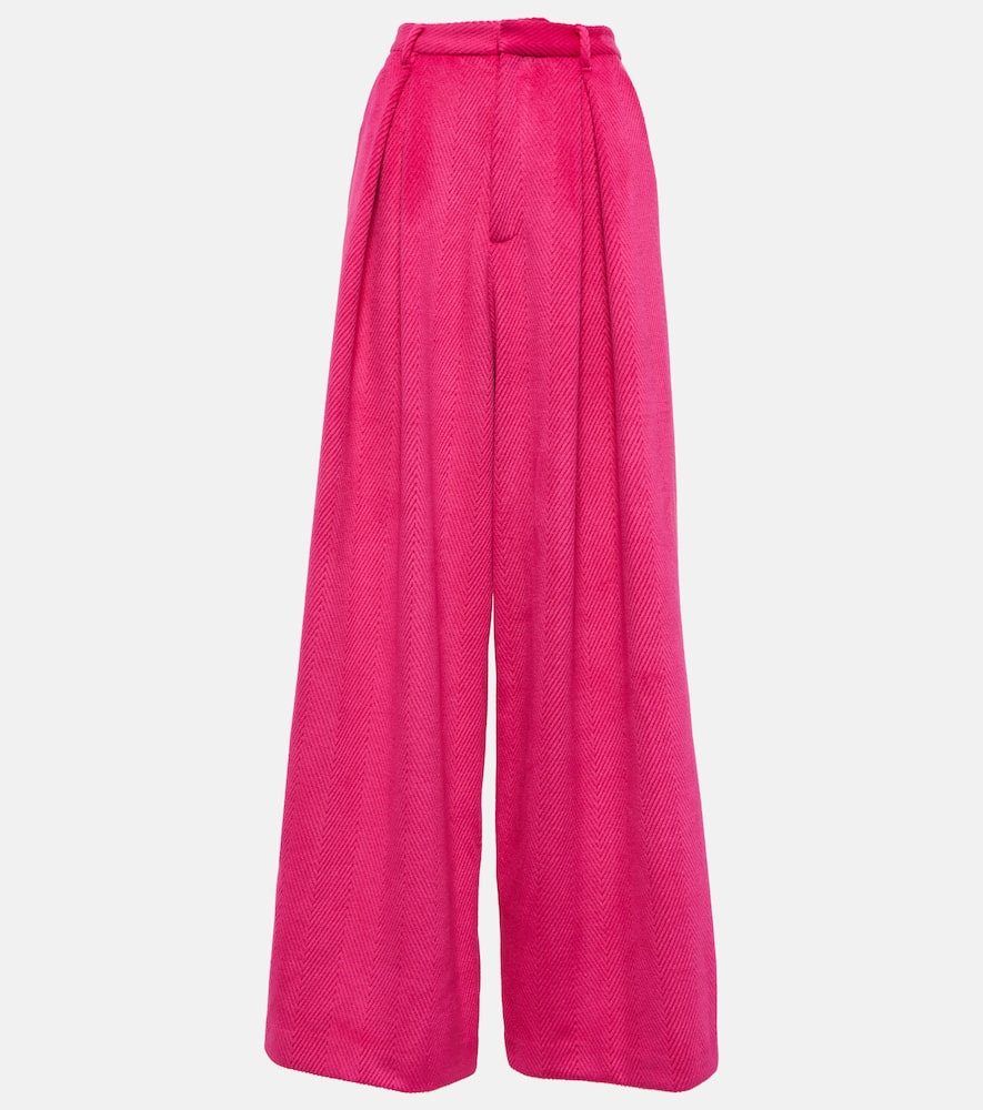 Giuseppe di Morabito Floral-appliqué double-breasted coat