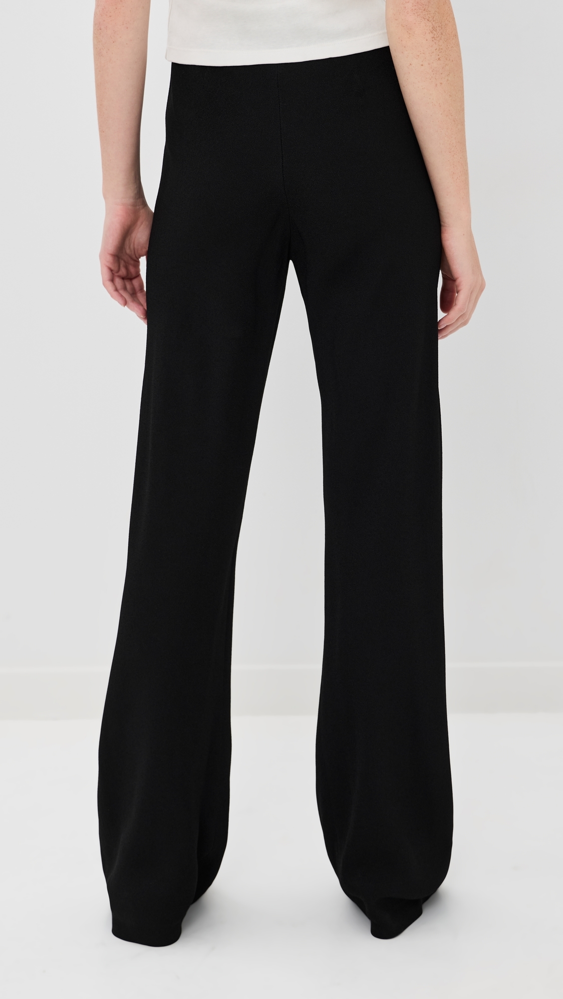 WARDROBE. NYC Crepe Bias Cut Pants Black