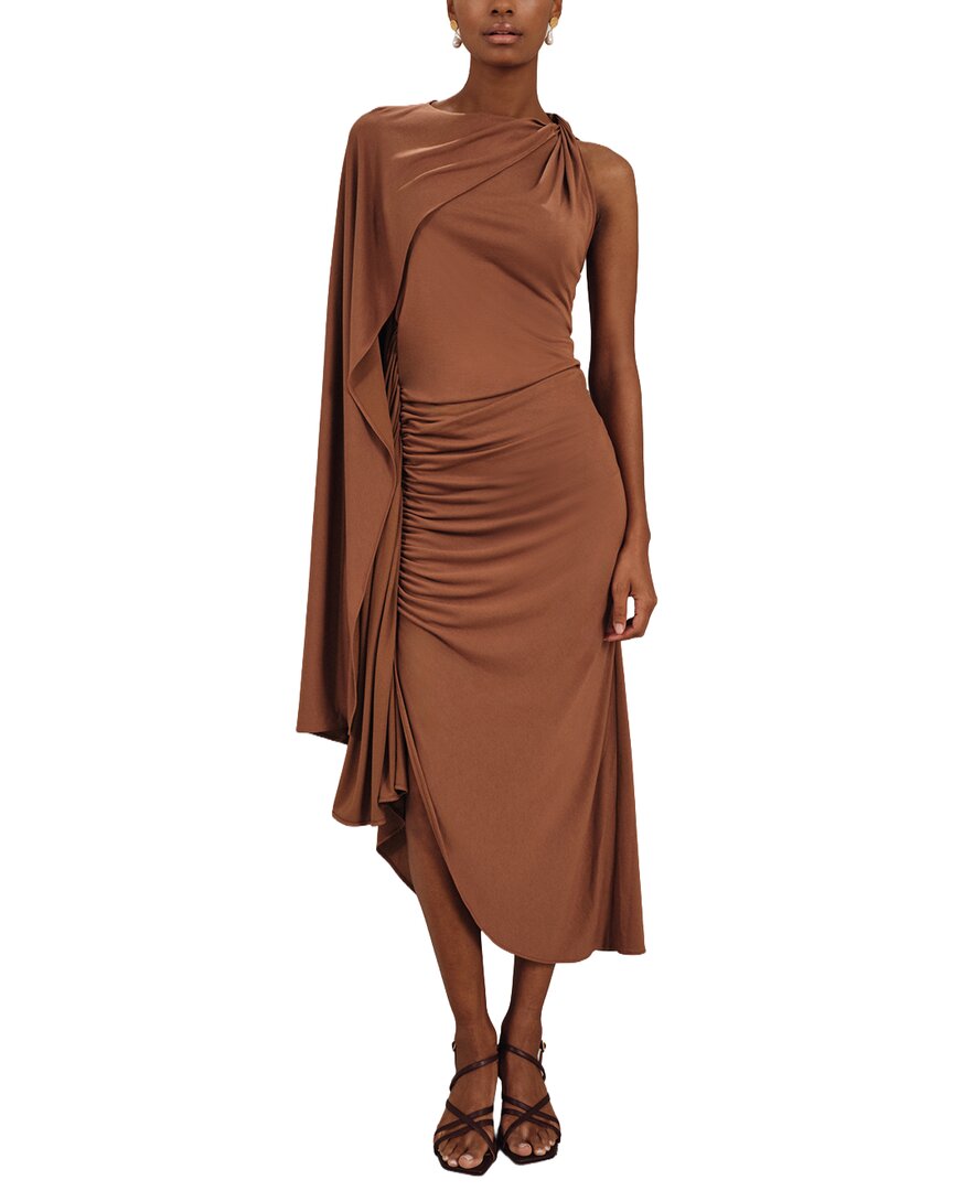 Kyra Cape Sleeve Jersey Dress
