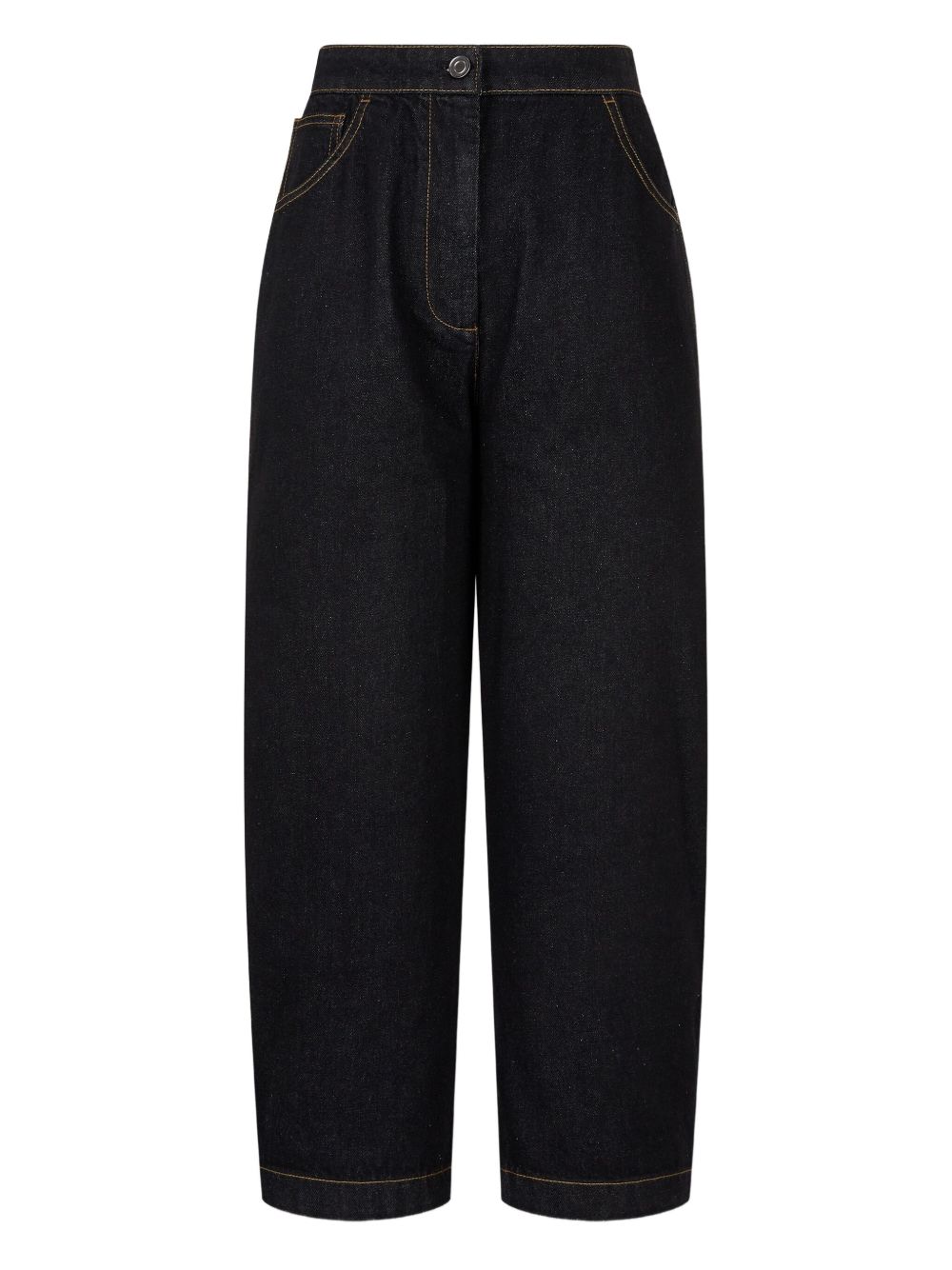 Elastic-waist trousers - Black