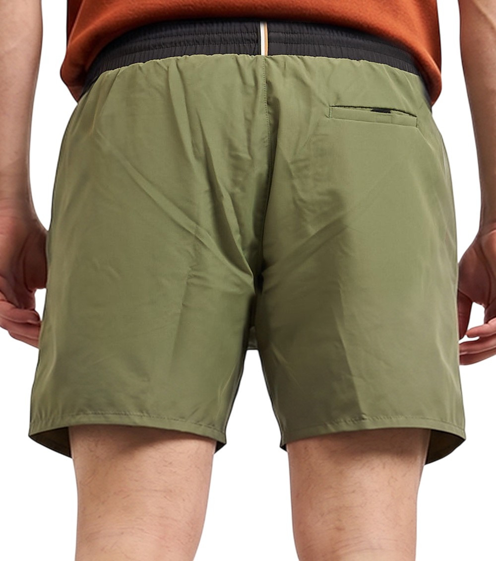 Green Logo Swim Shorts