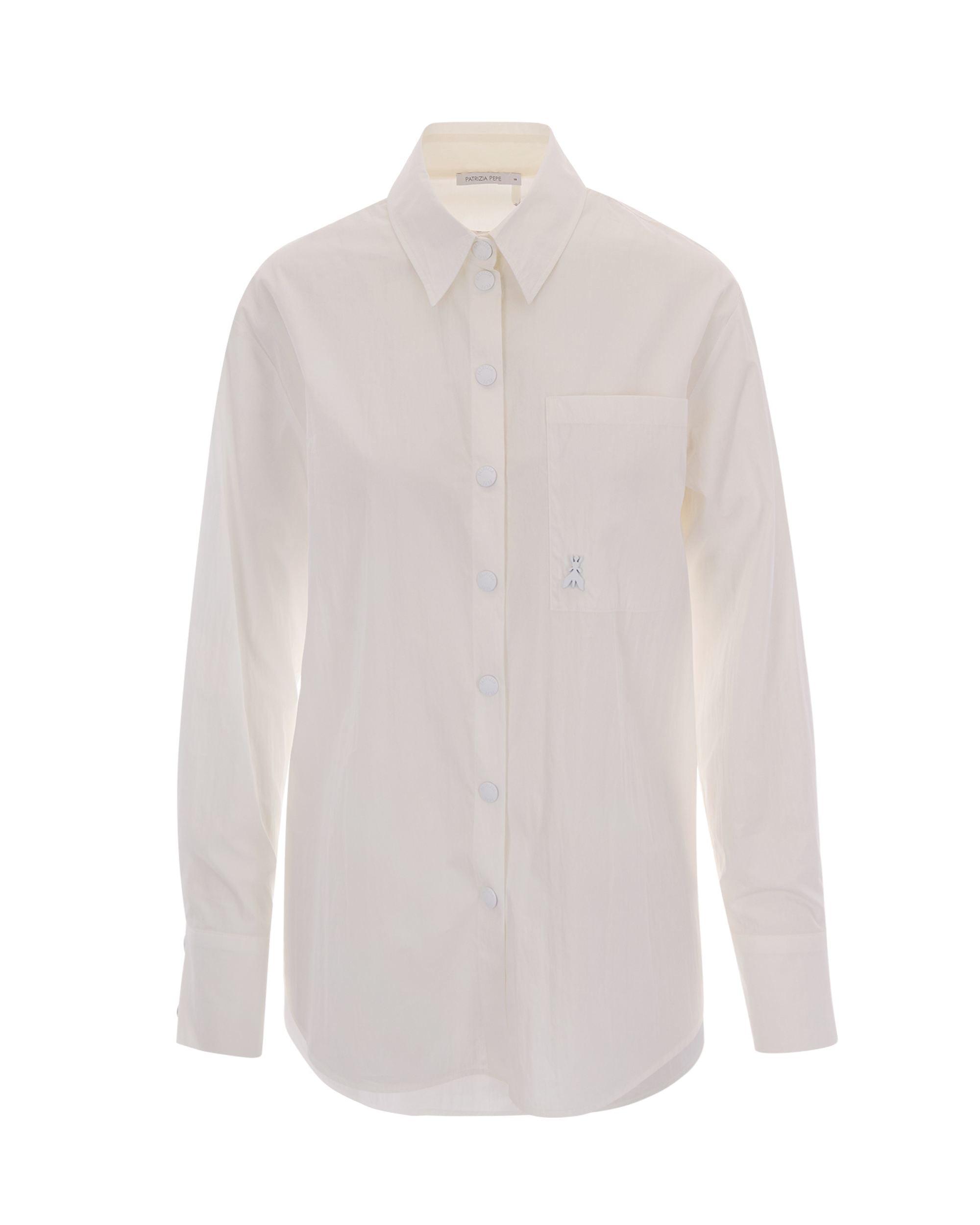 Minimalist Cotton Shirt — White