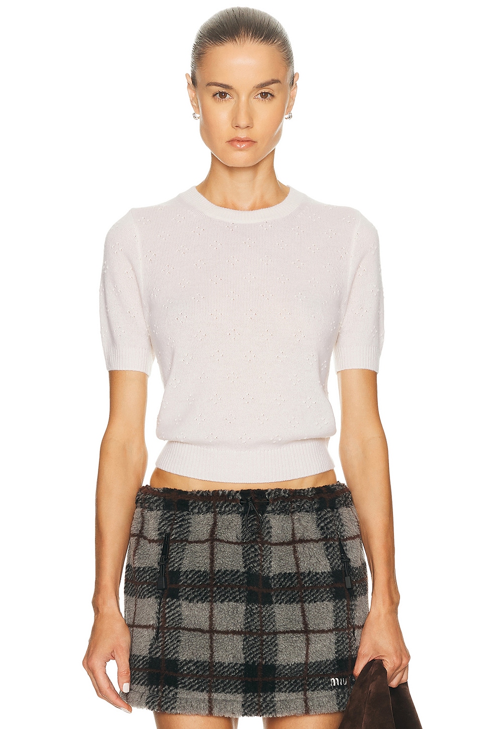Guest In Residence Compass Sweater Tee in Cream - Cream. S also in