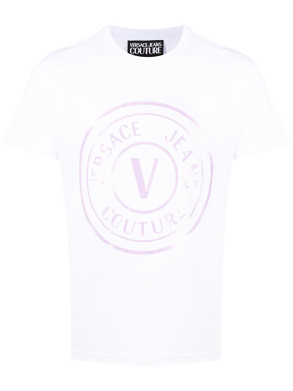 Logo-print crew-neck T-shirt - White