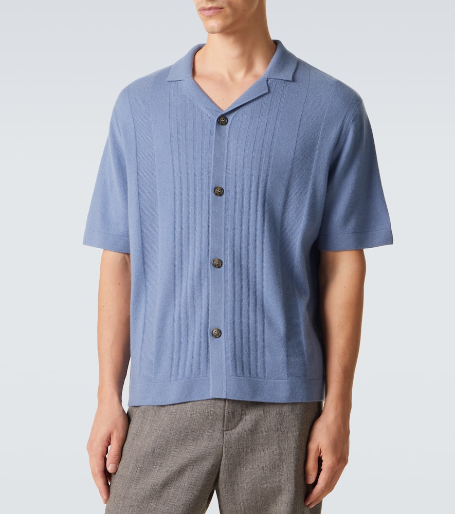 Gerone knitted cashmere polo shirt