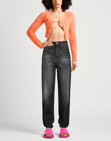 Woman Jeans Black Size 2 Cotton