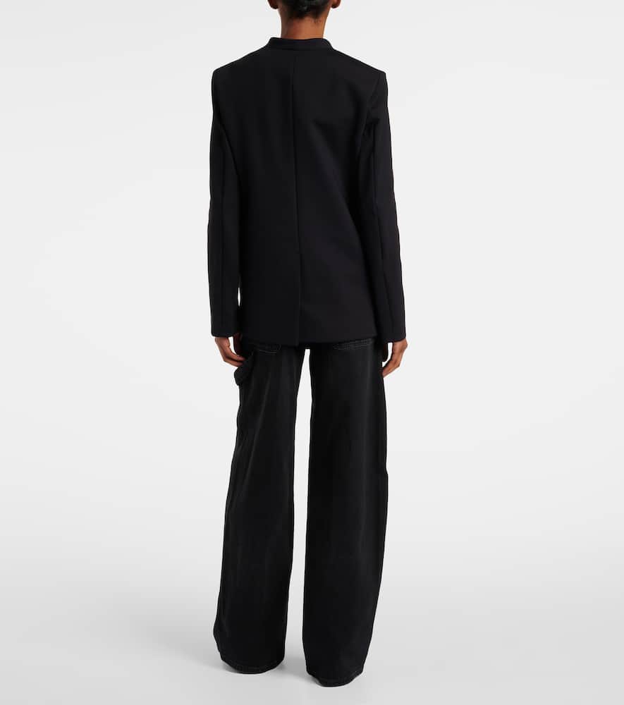 Scuba single-breasted blazer