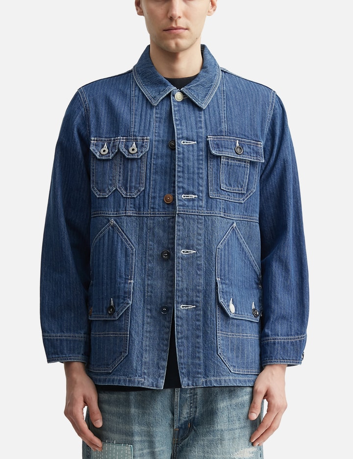 Patchwork Coverall Jacket 3YR Wash