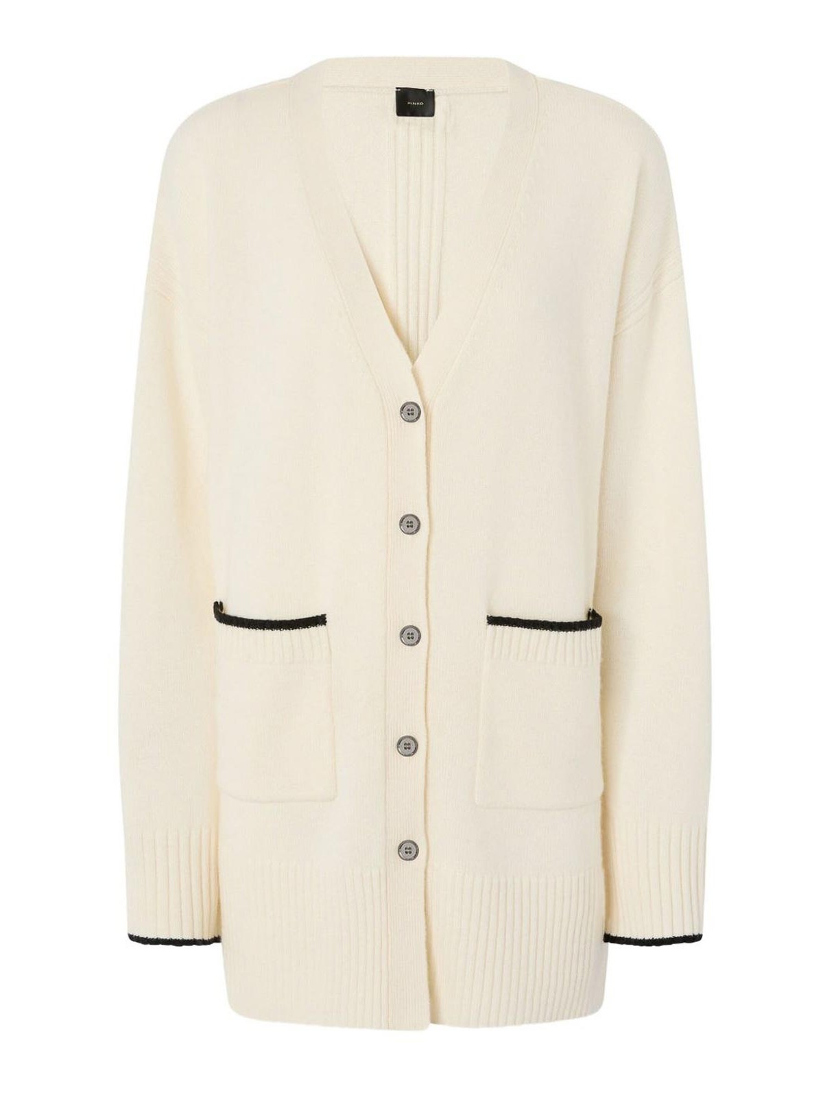 Long Cardigan With V-Neck