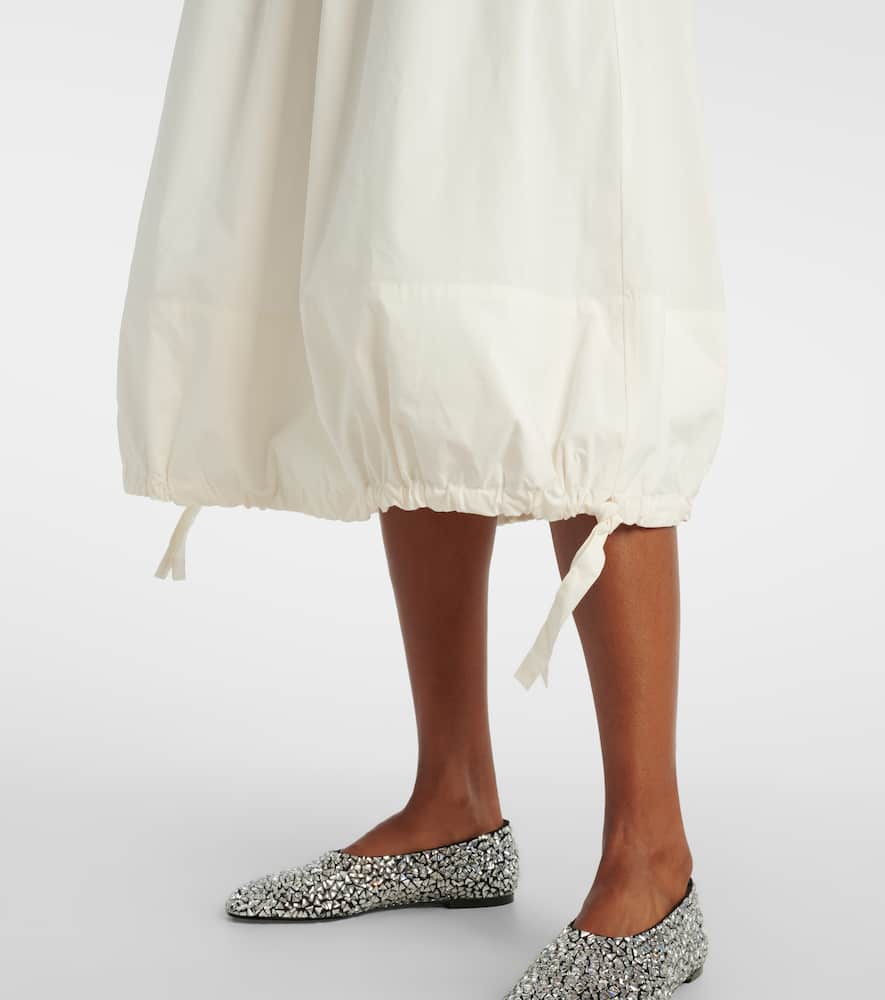 Marley cotton poplin midi dress