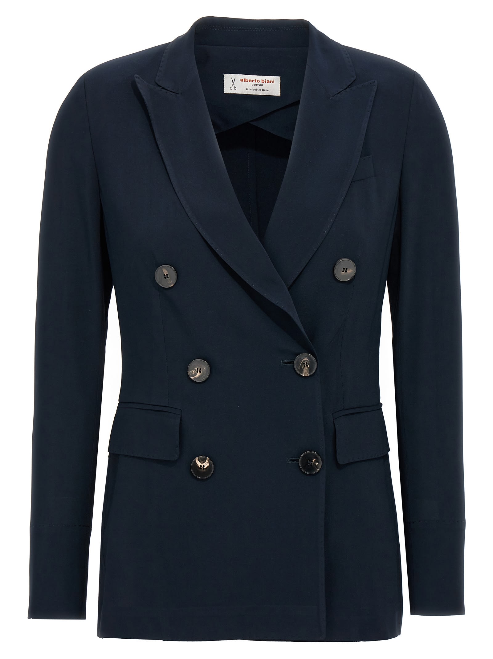 Georgette Double-breasted Jacket