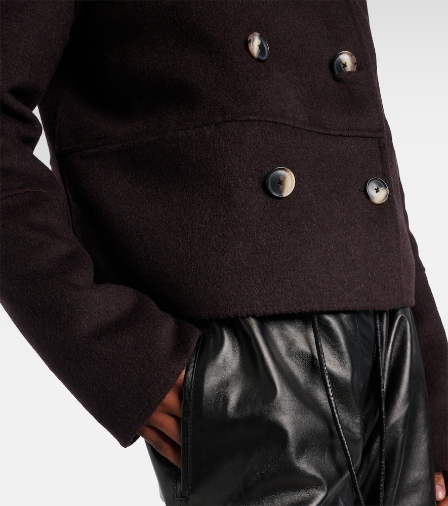 Courtney double-breasted wool-blend jacket