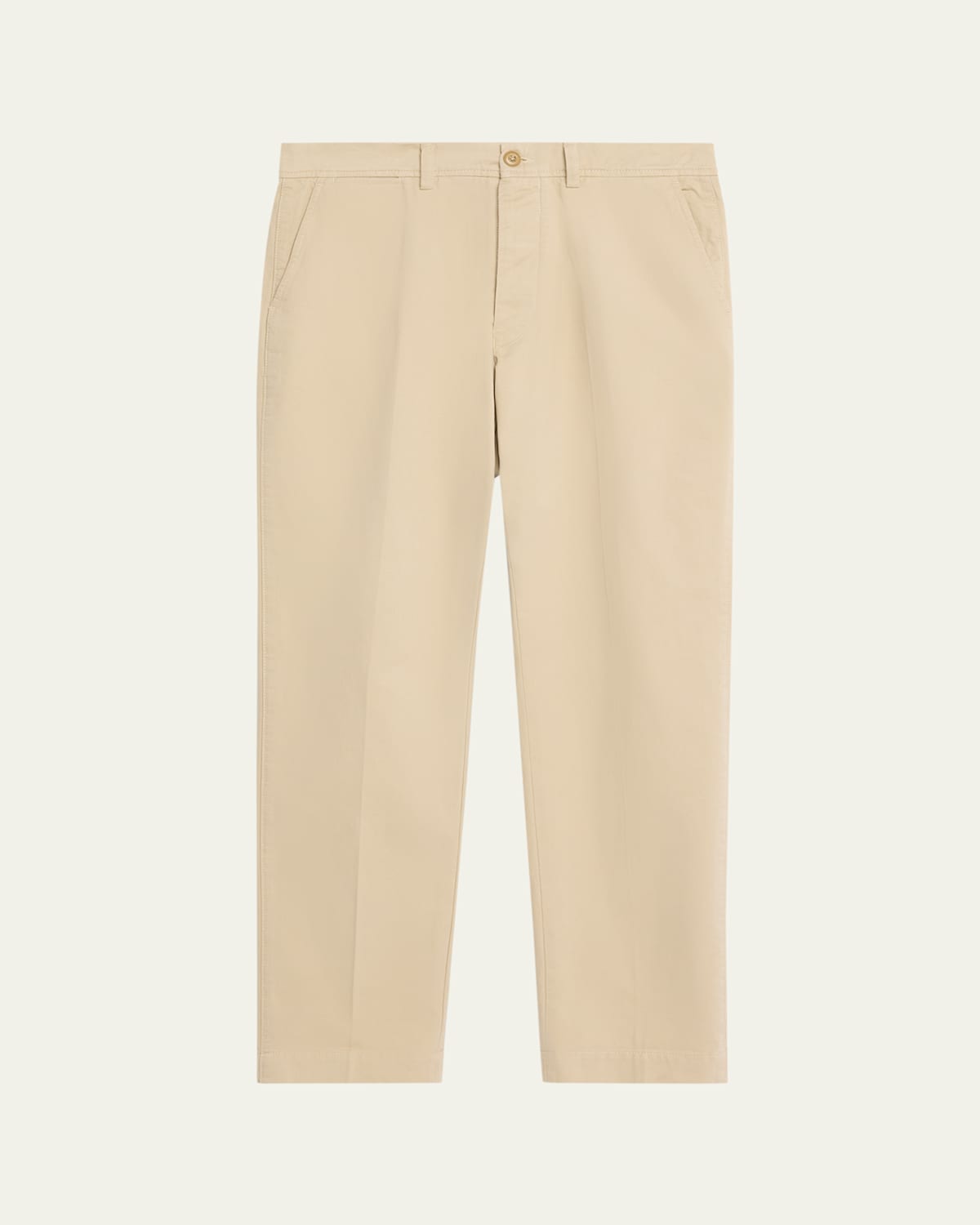 Men's Cotton Twill Straight Fit Five-Pocket Pants