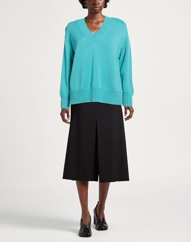 Woman Sweater Azure Size S Merino Wool