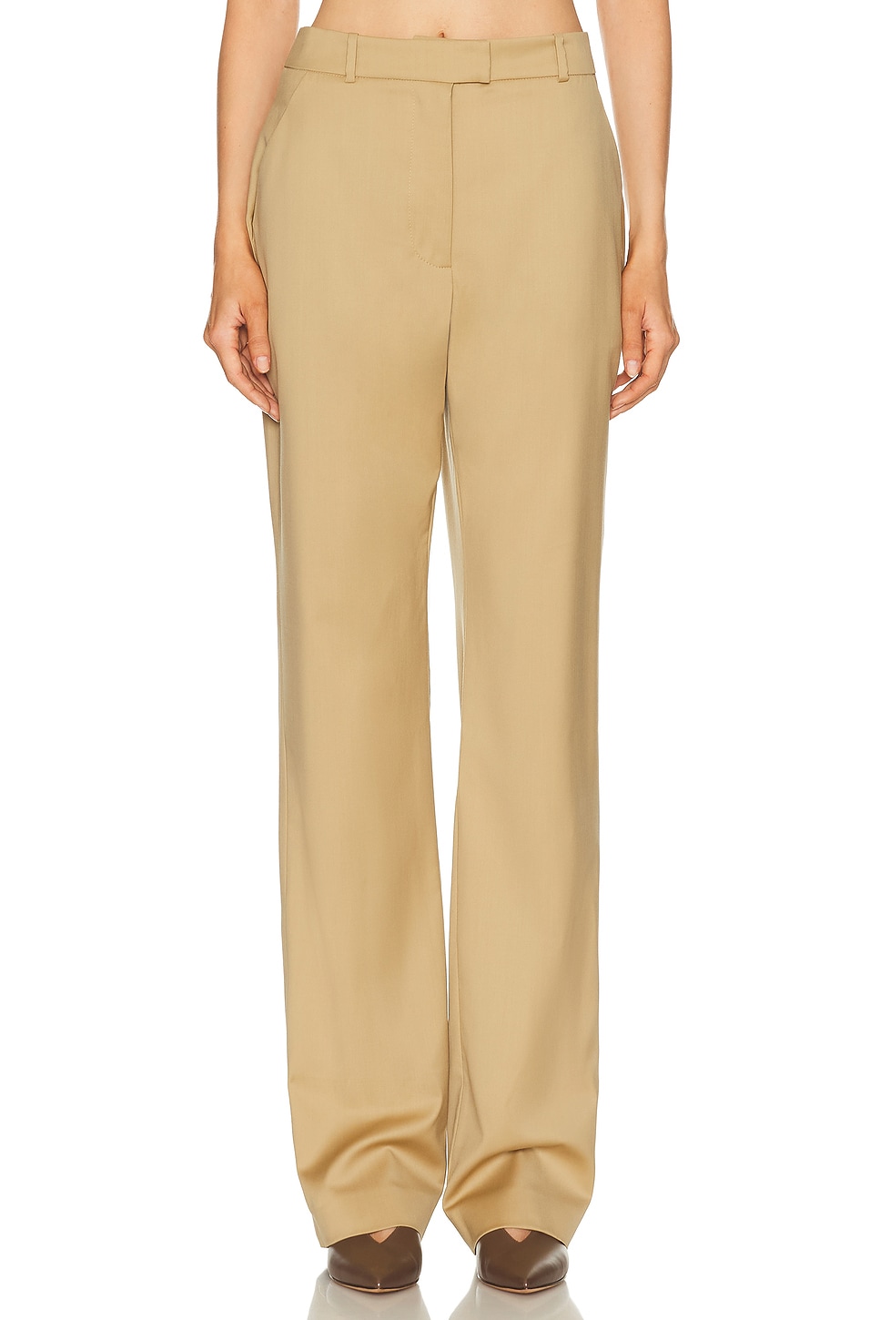 SEV Tailored Straight Pant in Tan