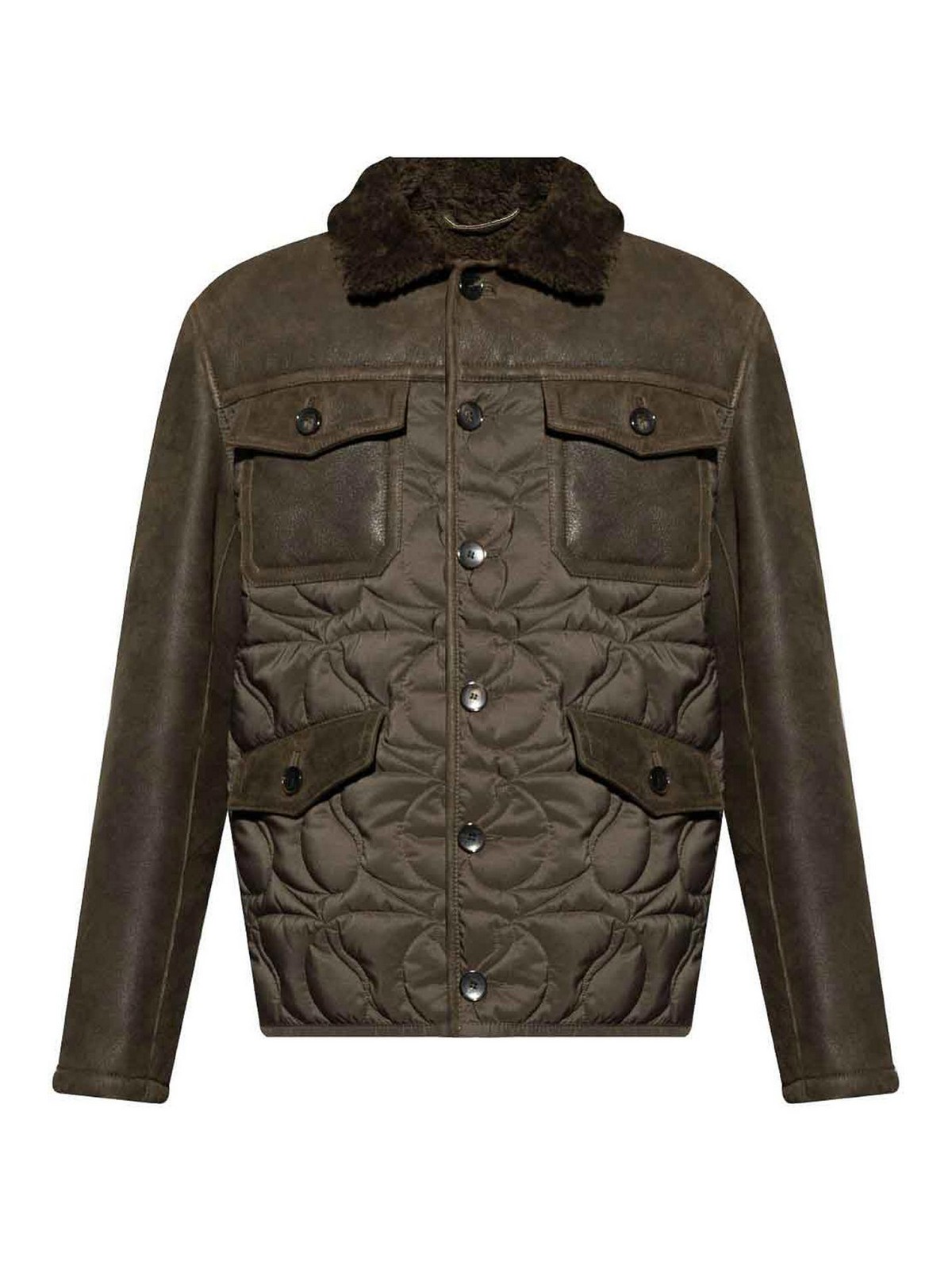 Jacket With Fur Collar
