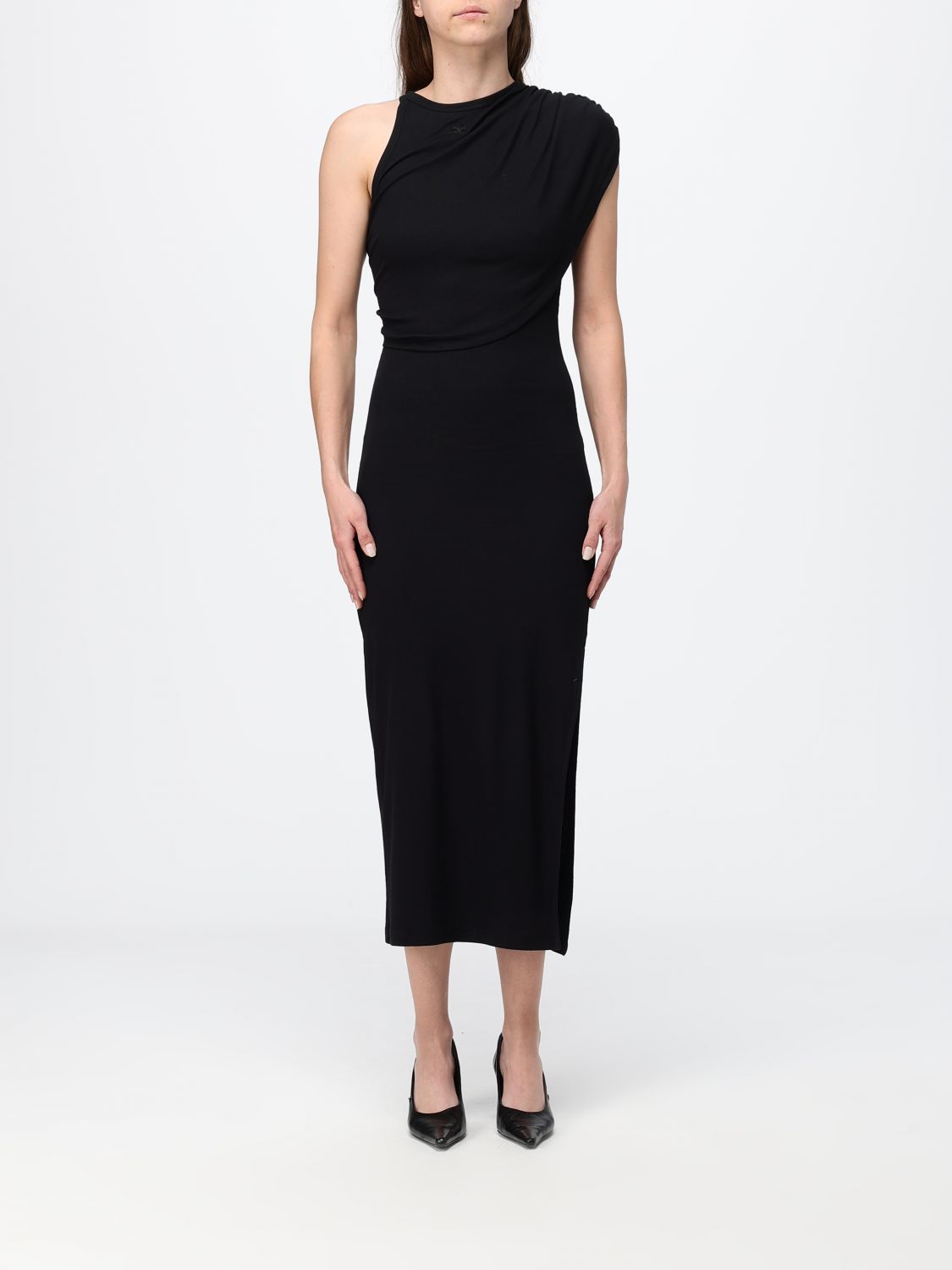 COURRÈGES Dress Woman color Black