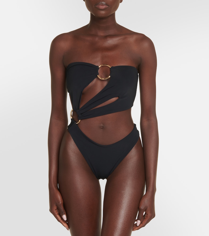 Sex Wax strapless cutout swimsuit