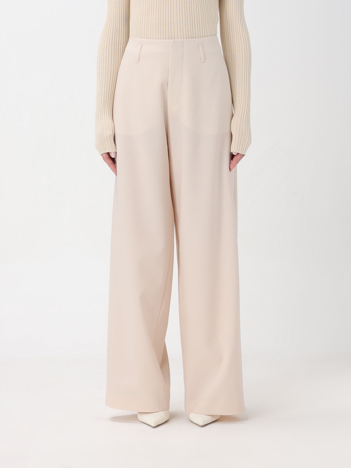 Pants Woman color Ivory
