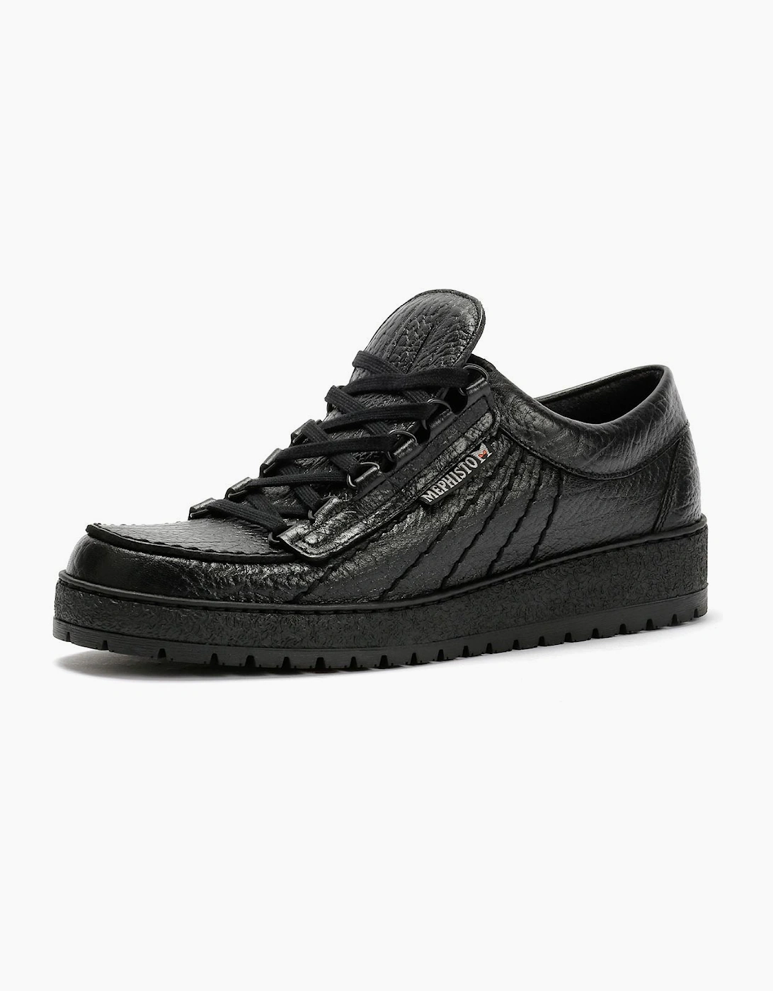 Men's Mephisto Rainbow Mamouth 714 Leather Men's Black Shoe