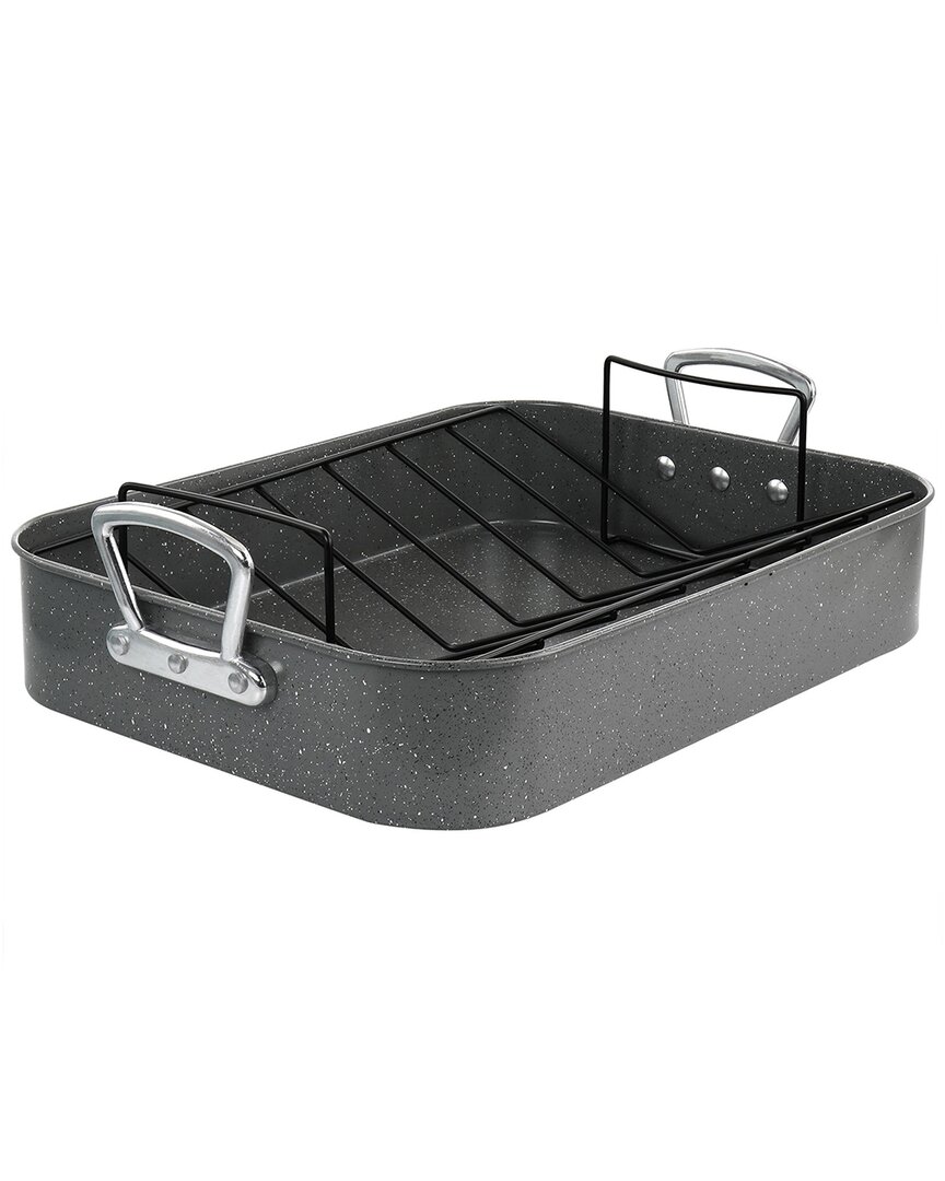 Greystone 2pc Carbon Steel Turkey Roaster Set