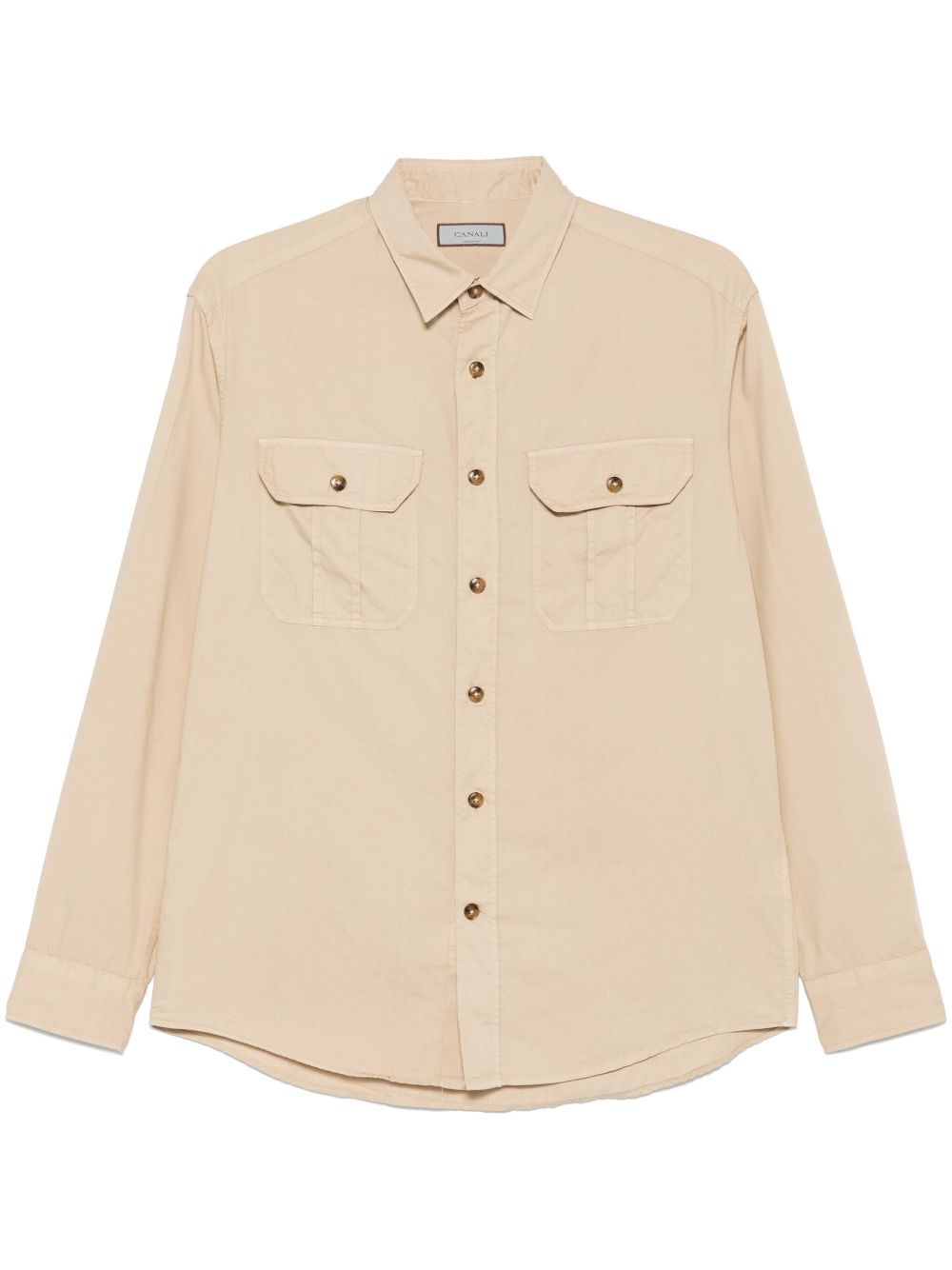 Canali twill shirt - Blue