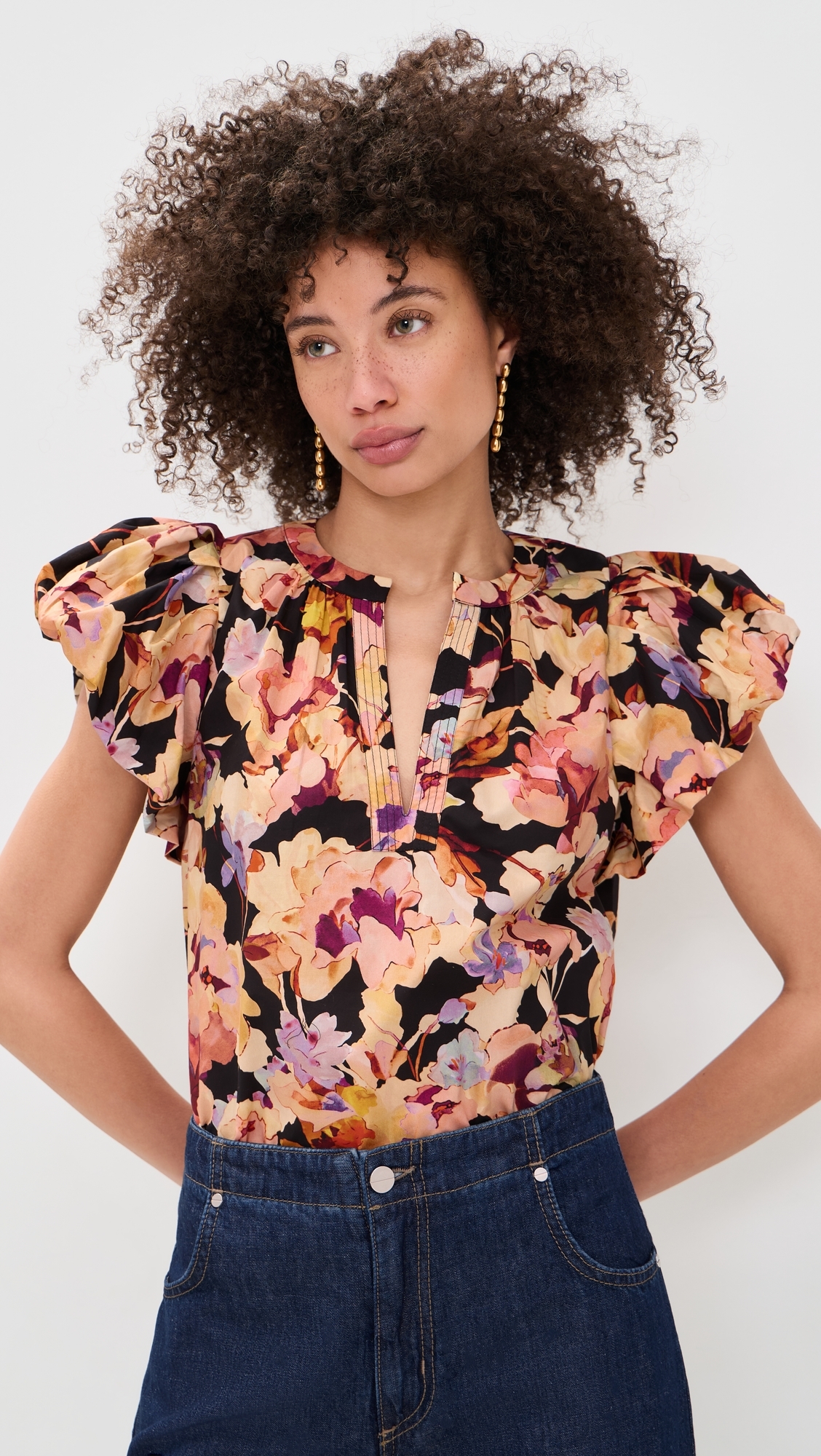 Abril Cotton Top Night Bloom