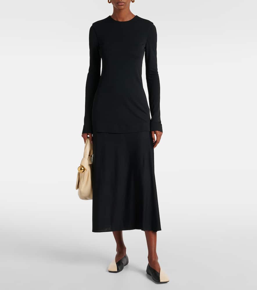 Layered maxi dress