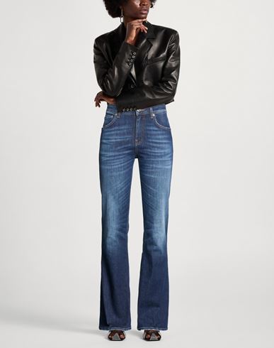 Woman Jeans Blue Size 27 Cotton, Elastomultiester, Rubber