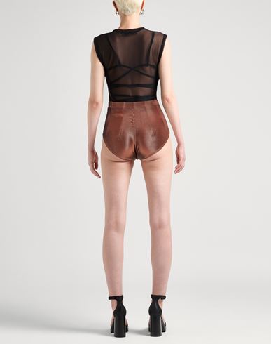 Woman Shorts & Bermuda Shorts Brown Size 4 Viscose, Elastane