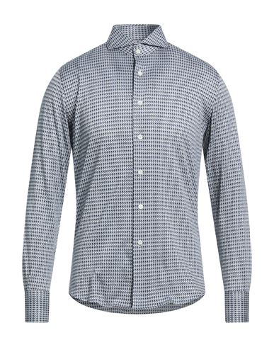 Man Shirt Midnight blue Size S Cotton