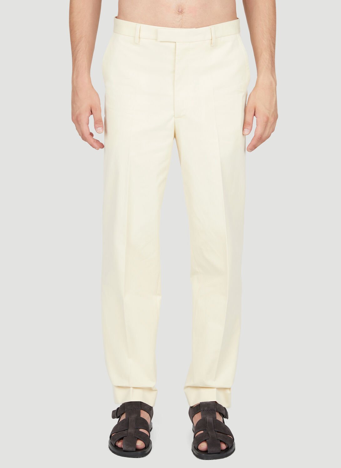 Twill Pants - Man Pants Yellow It