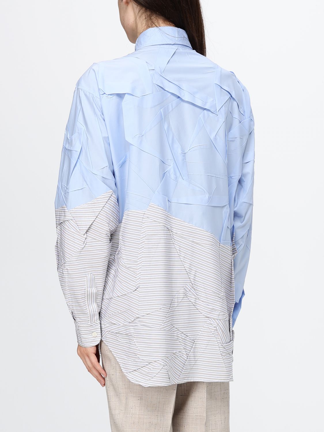 Shirt Woman color Gnawed Blue