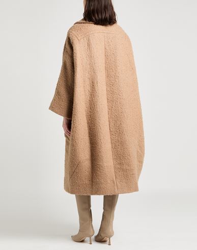 Woman Coat Camel Size 0 Mohair wool, Virgin Wool, Polyamide