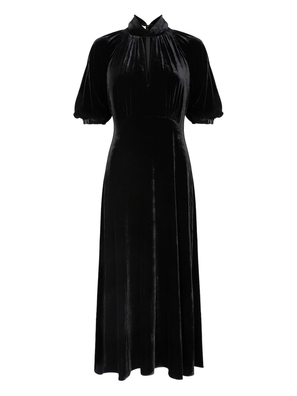 Temperley London Eliana velvet midi dress - Black