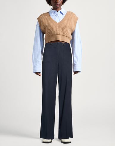 Woman Pants Midnight blue Size 27 Viscose, Polyester, Rubber