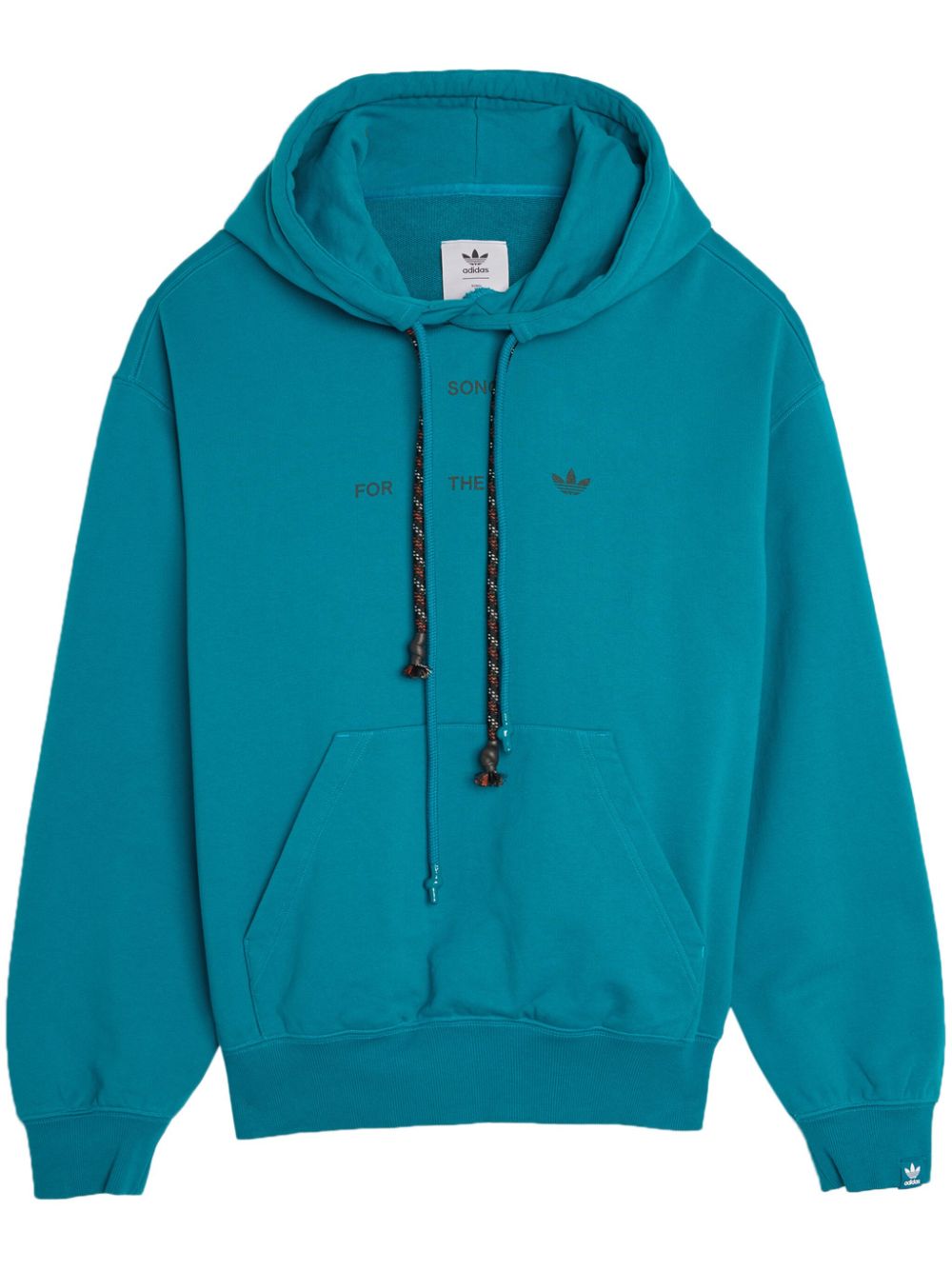 X SFTM logo-print hoodie - Blue