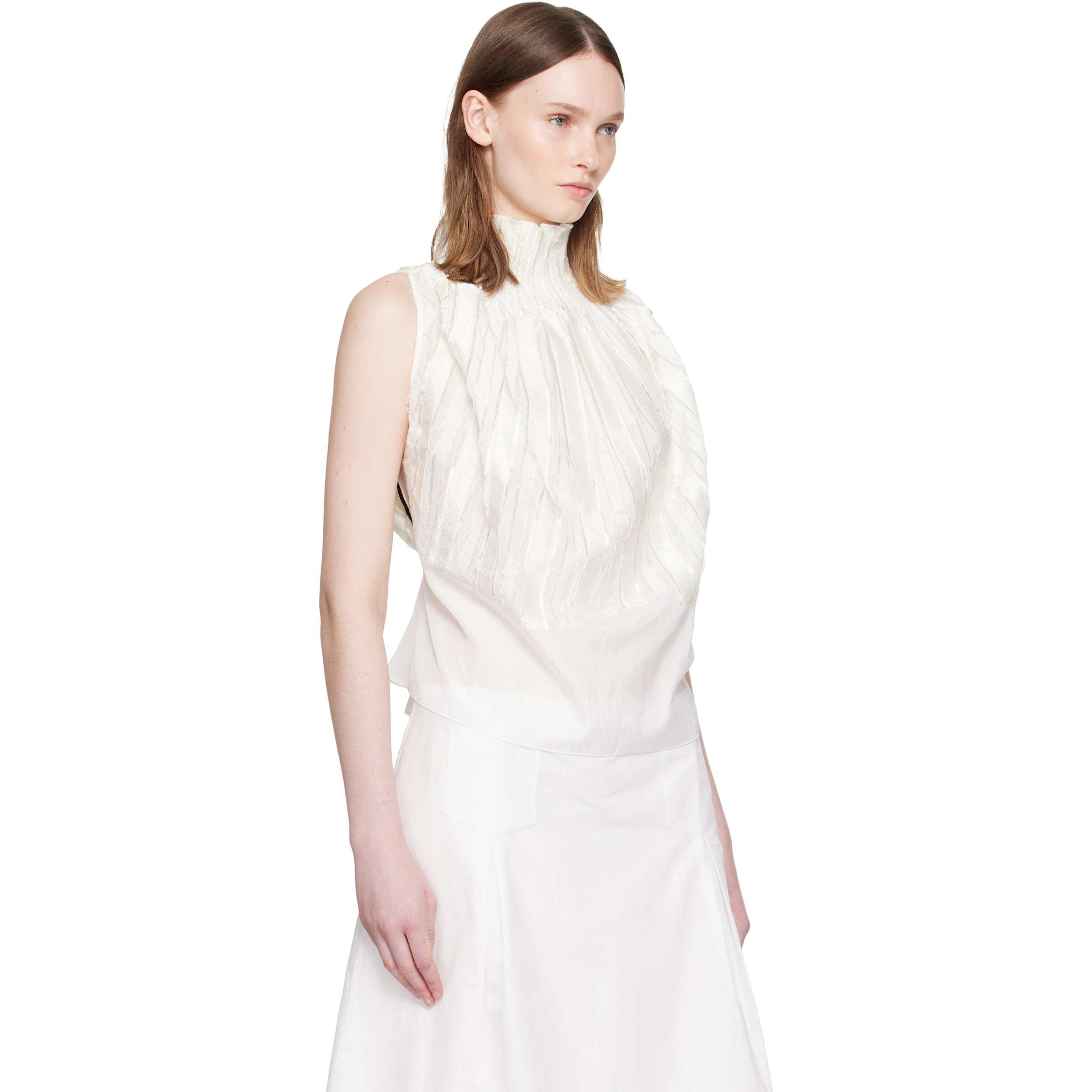 White Lupe Top