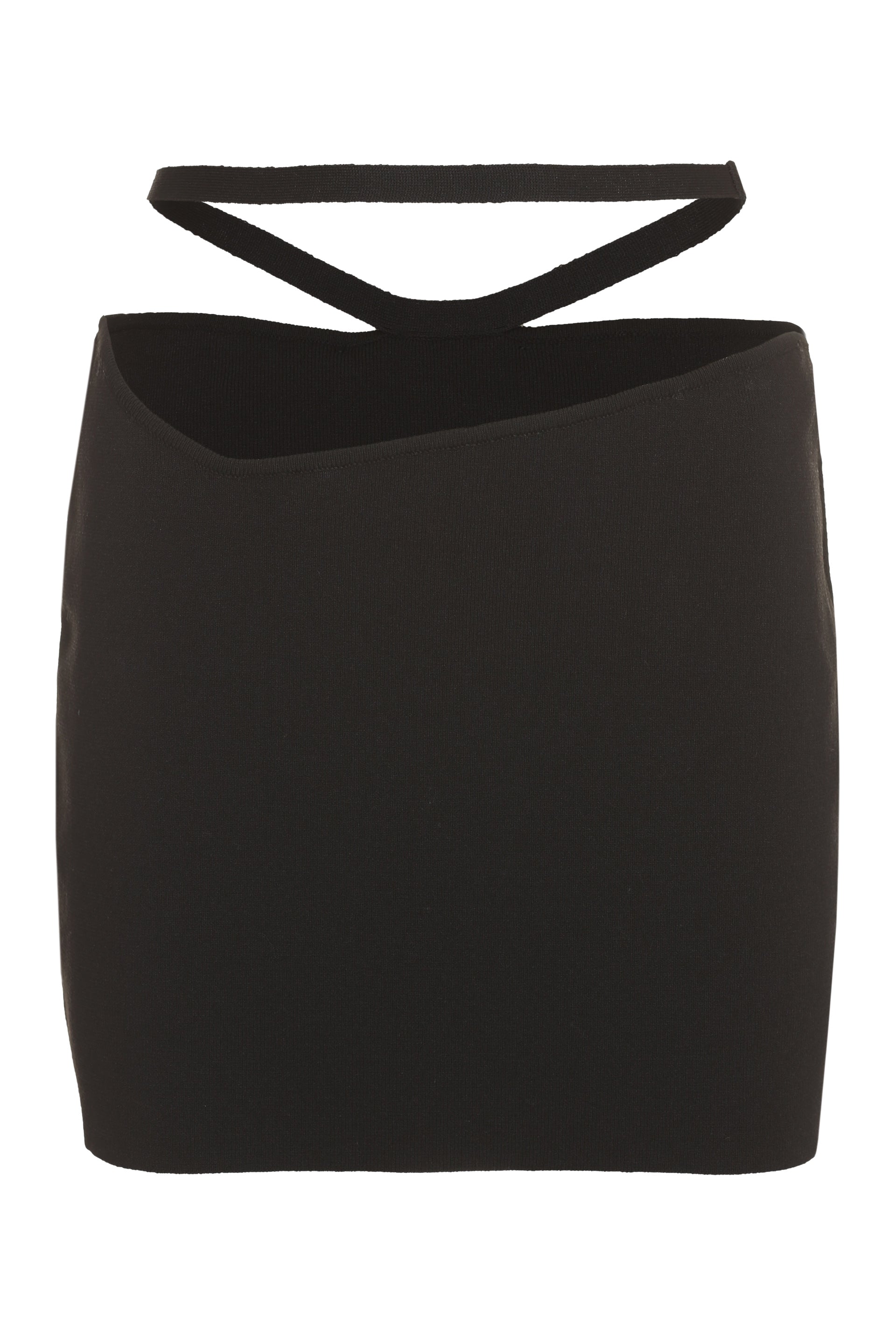 Ribbed-knit Mini Skirt