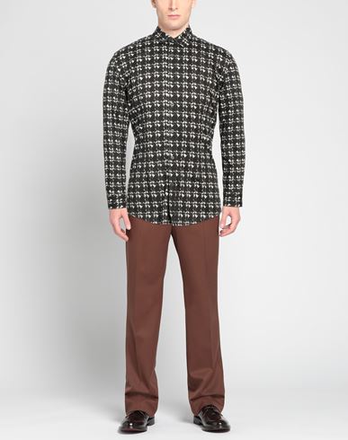Man Shirt Black Size 15 ¾ Cotton, Elastane
