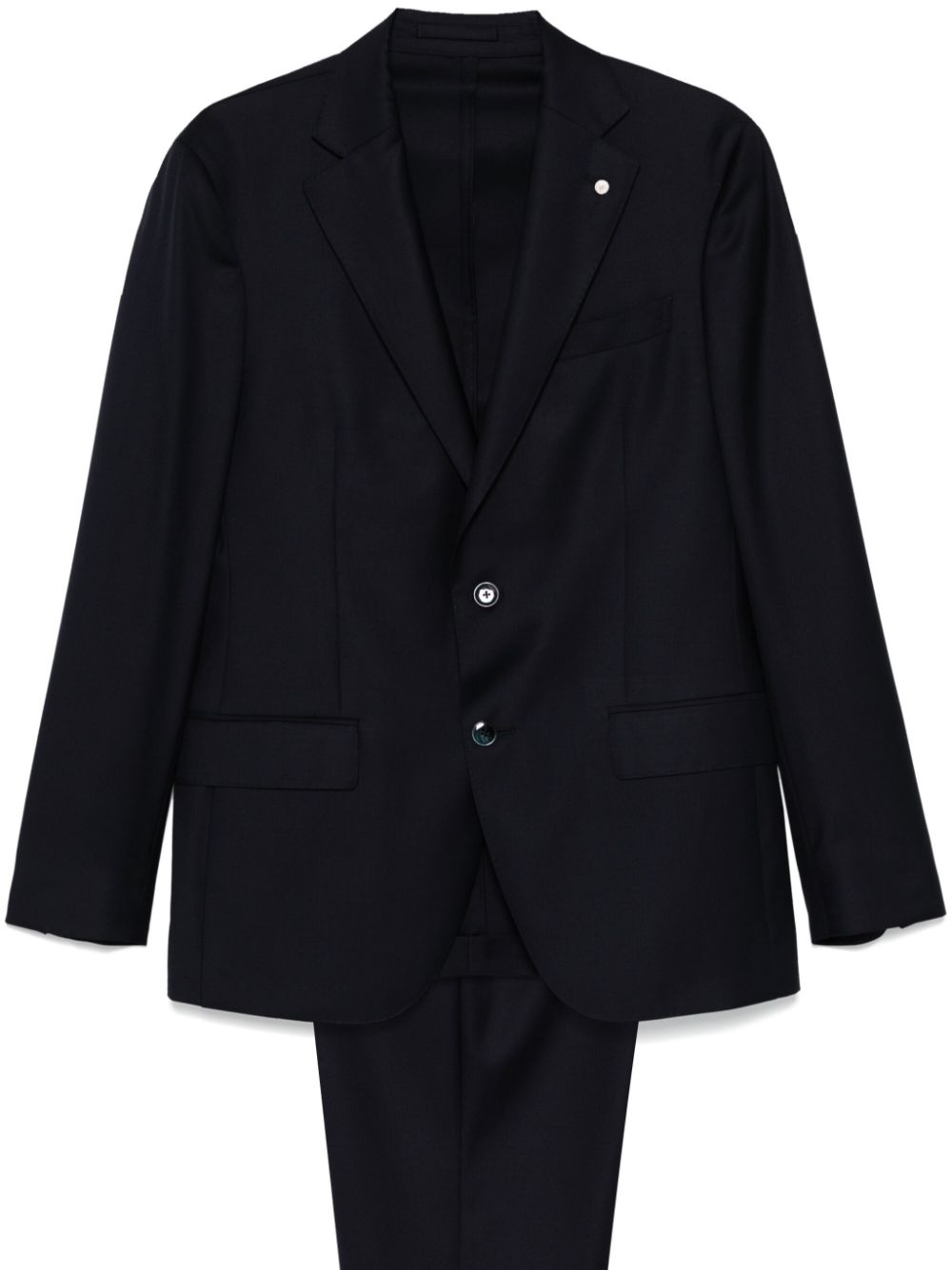 Virgin wool suit - Blue