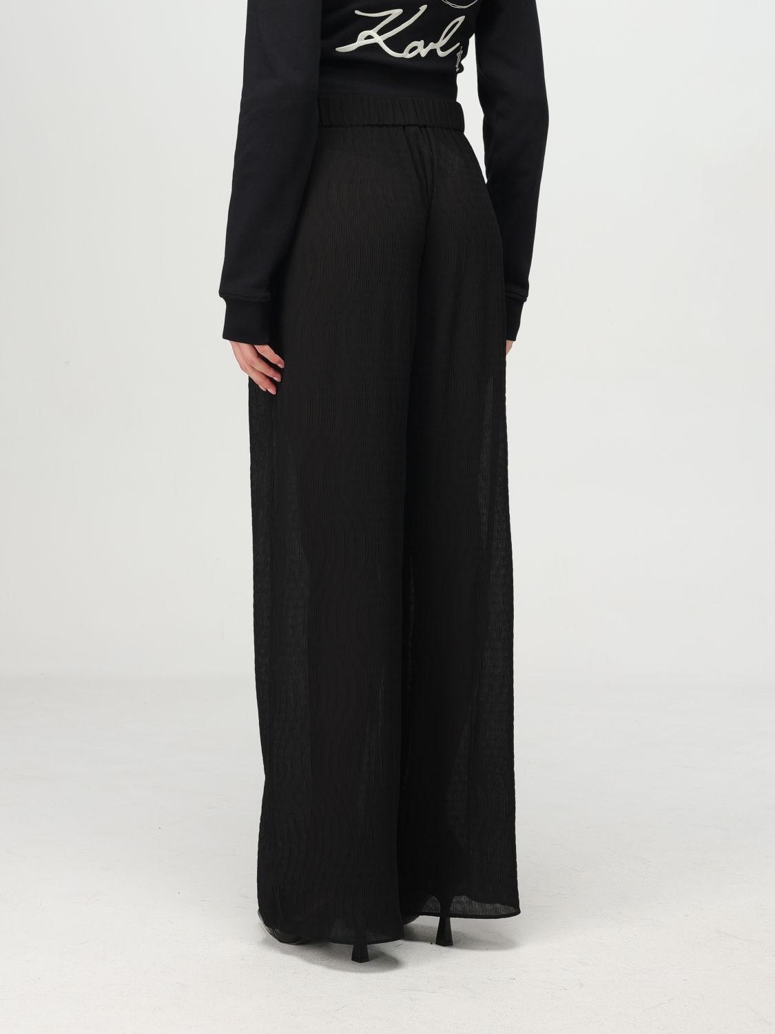 Pants KARL LAGERFELD Woman color Black