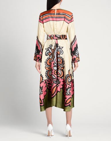 Co. go Woman Midi dress Ivory Size 6 Silk